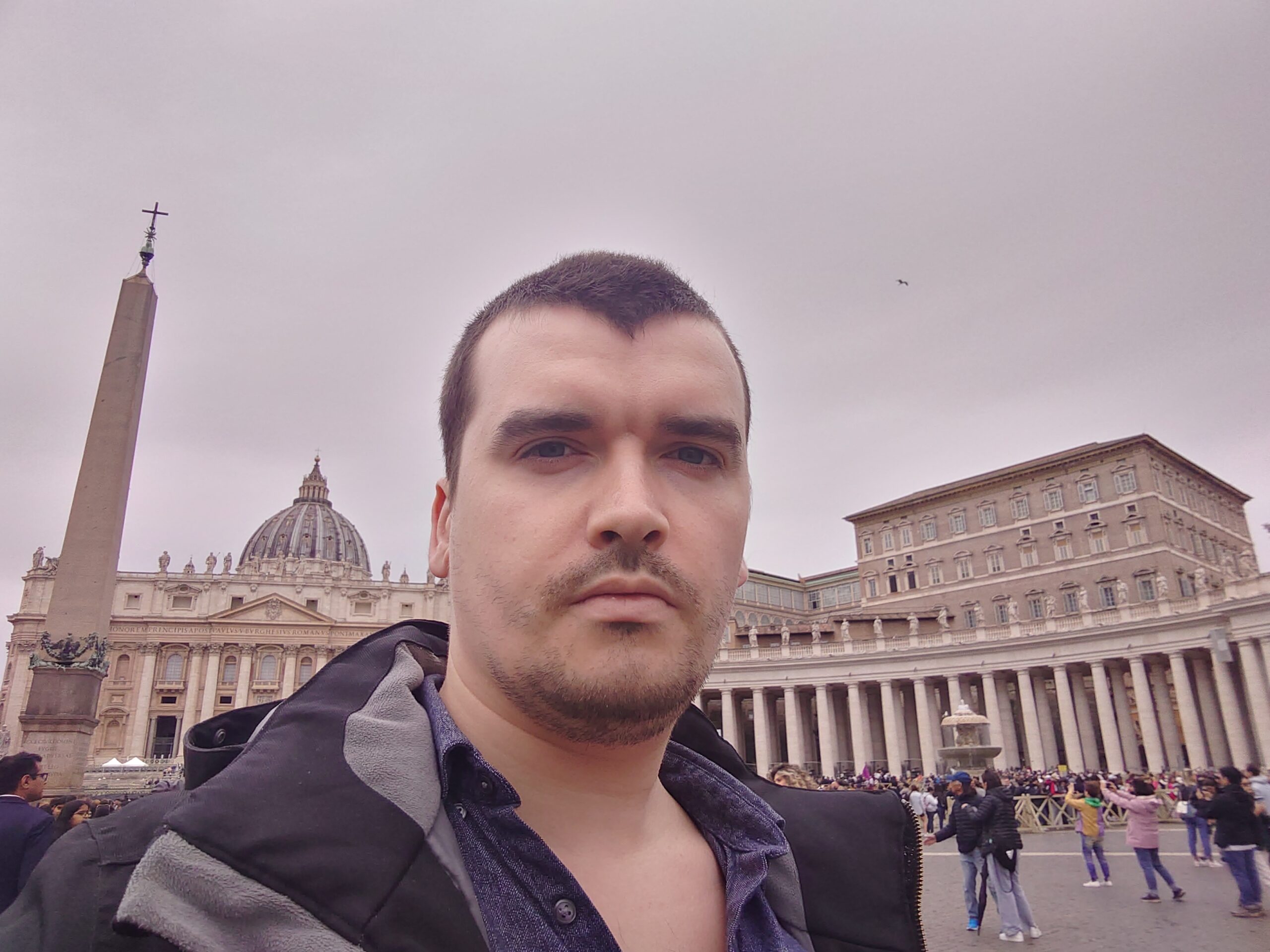 Brad Nicholls in Vatican City