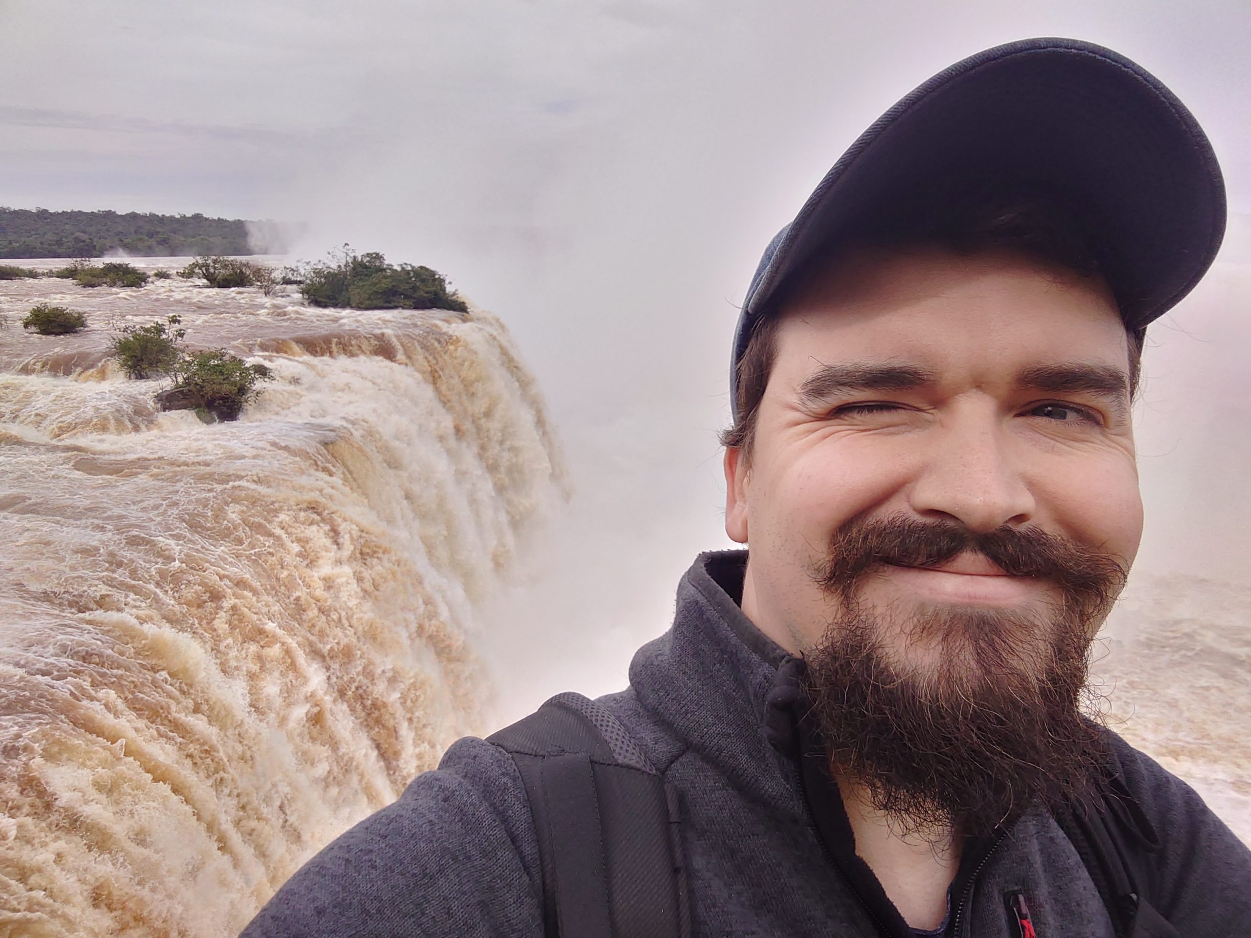 Brad Nicholls in Foz do Iguaçu, Brazil