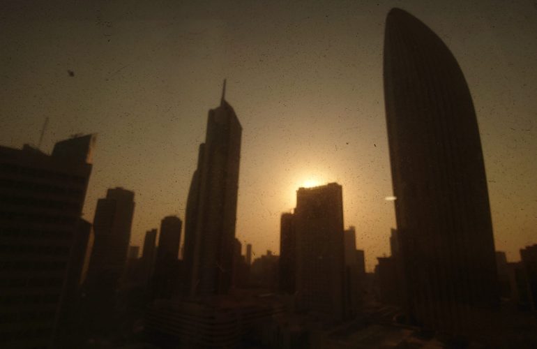 Artistic late evening view of Kuwait City, BradEarth Photo